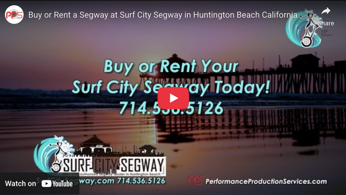 Buy or Rent a Segway at Surf City Segway in Huntington Beach California