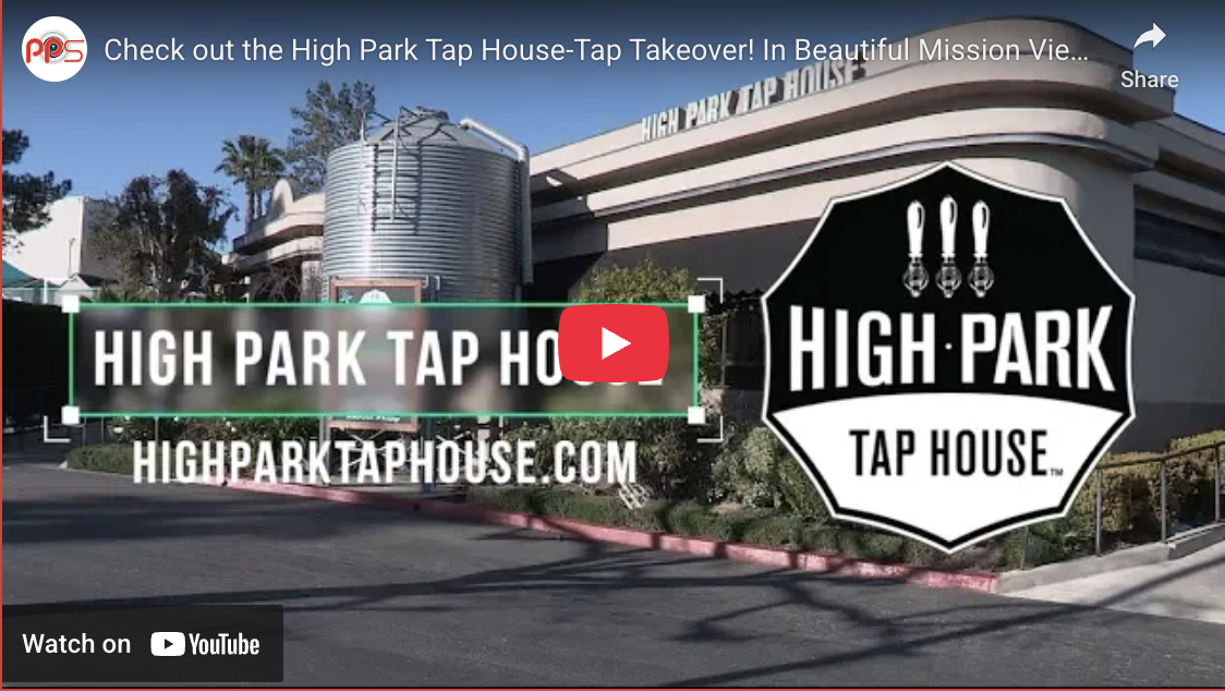 Check out the High Park Tap House-Tap Takeover! In Beautiful Mission Viejo, Ca